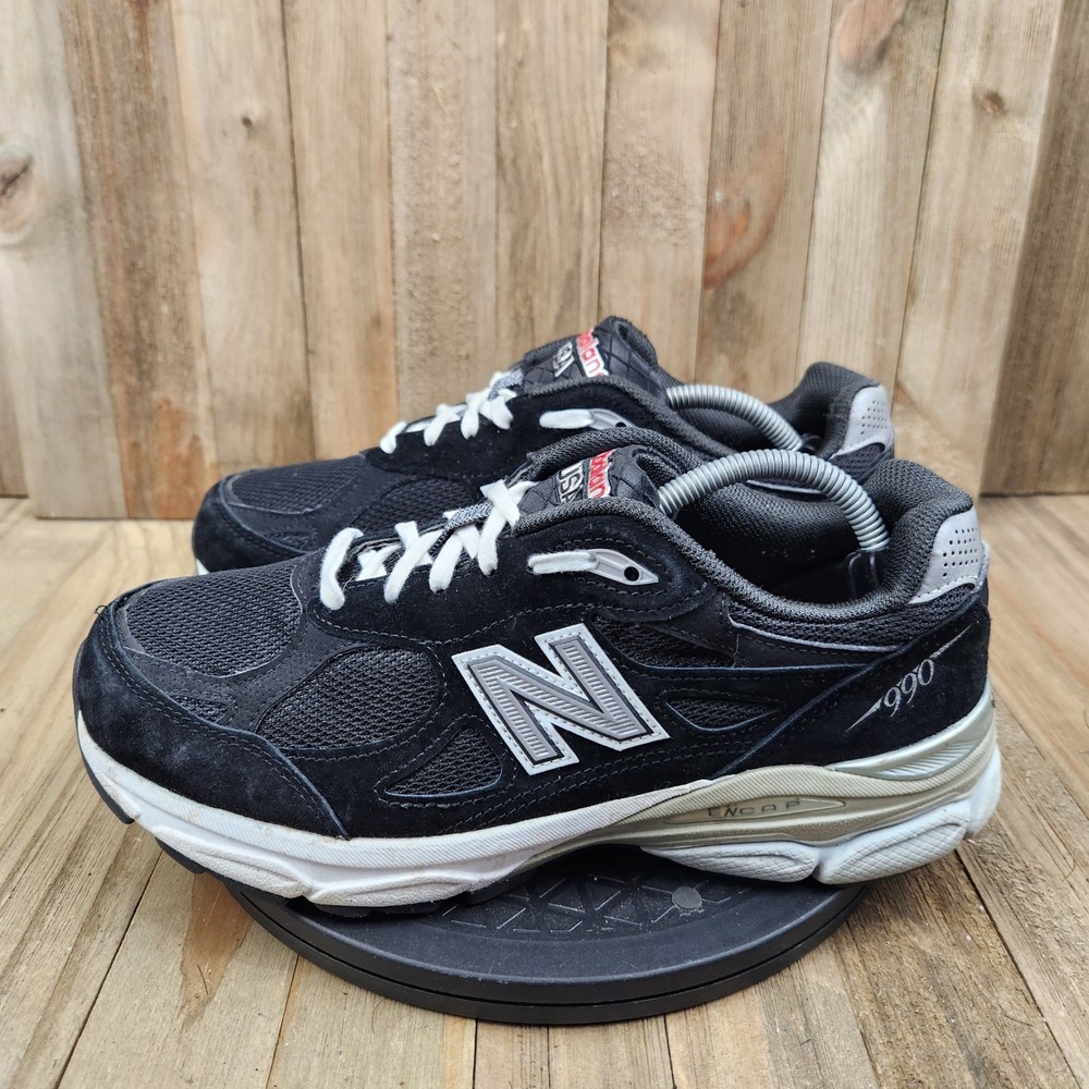 New Balance 990v3 Womens 8.5 Heritage Collection Black Made In USA W990BK3
